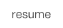 resume